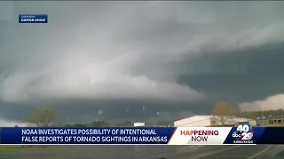 National Weather Service in Little Rock receives 5 fake storm reports on April 11