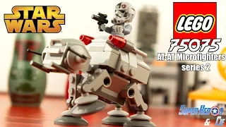 LEGO Star Wars 75075 AT-AT Microfighters Series 2 Jouet Toy Review Speedbuild