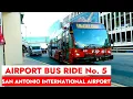 Airport Bus No 5 San Antonio International Airport San Antonio Texas