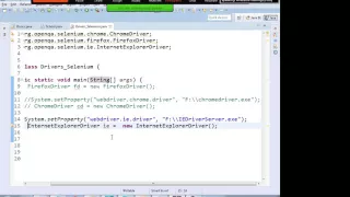 Selenium Webdriver Traning Class Part 2
