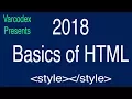 Tutorial 6 Inline style setting using style attribute style attribute HTML Basics