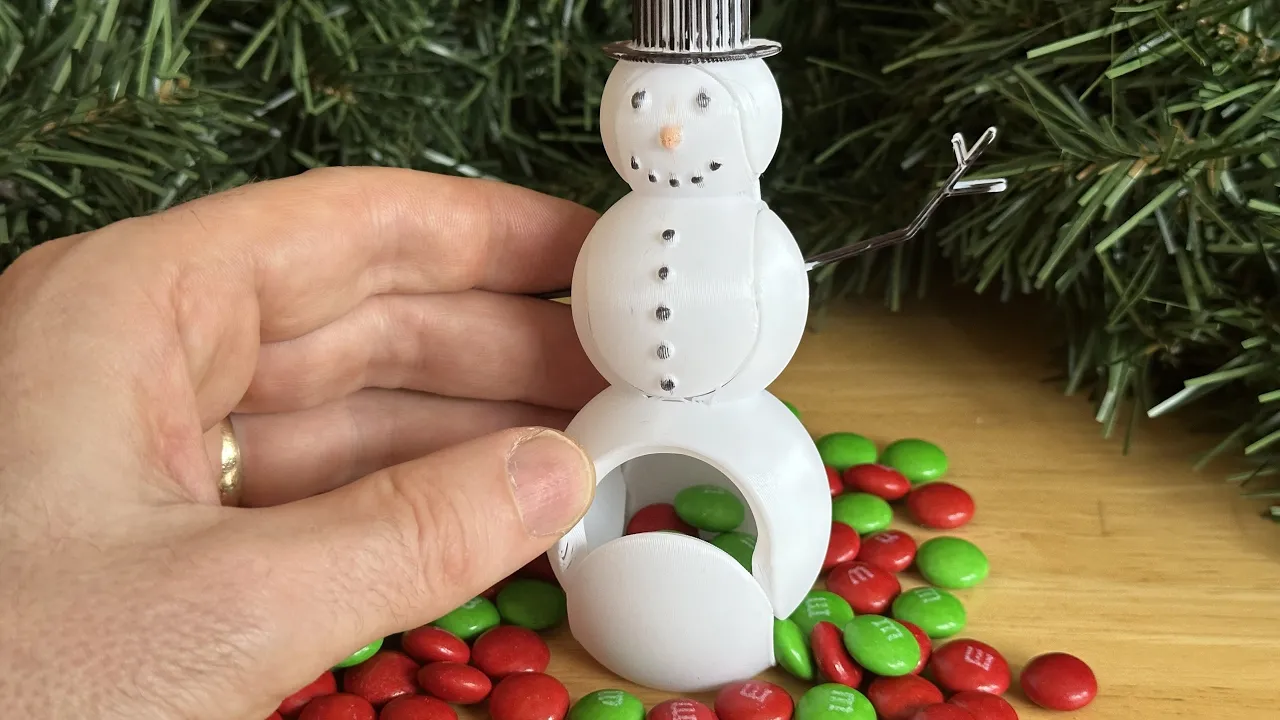 Frosty Snapman - Flat Base.stl
