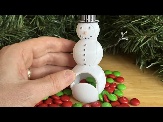 Frosty Snapman - Flat Base.stl video thumbnail