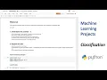Machine Learning Projects in Python - Binary Classification