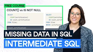 Handling Missing Values in SQL Using IS NULL and IS NOT NULL