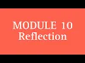 Module 10 Reflection