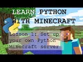 Setting up your own Minecraft Python server and getting wood - Learn Python with Minecraft Lesson 1