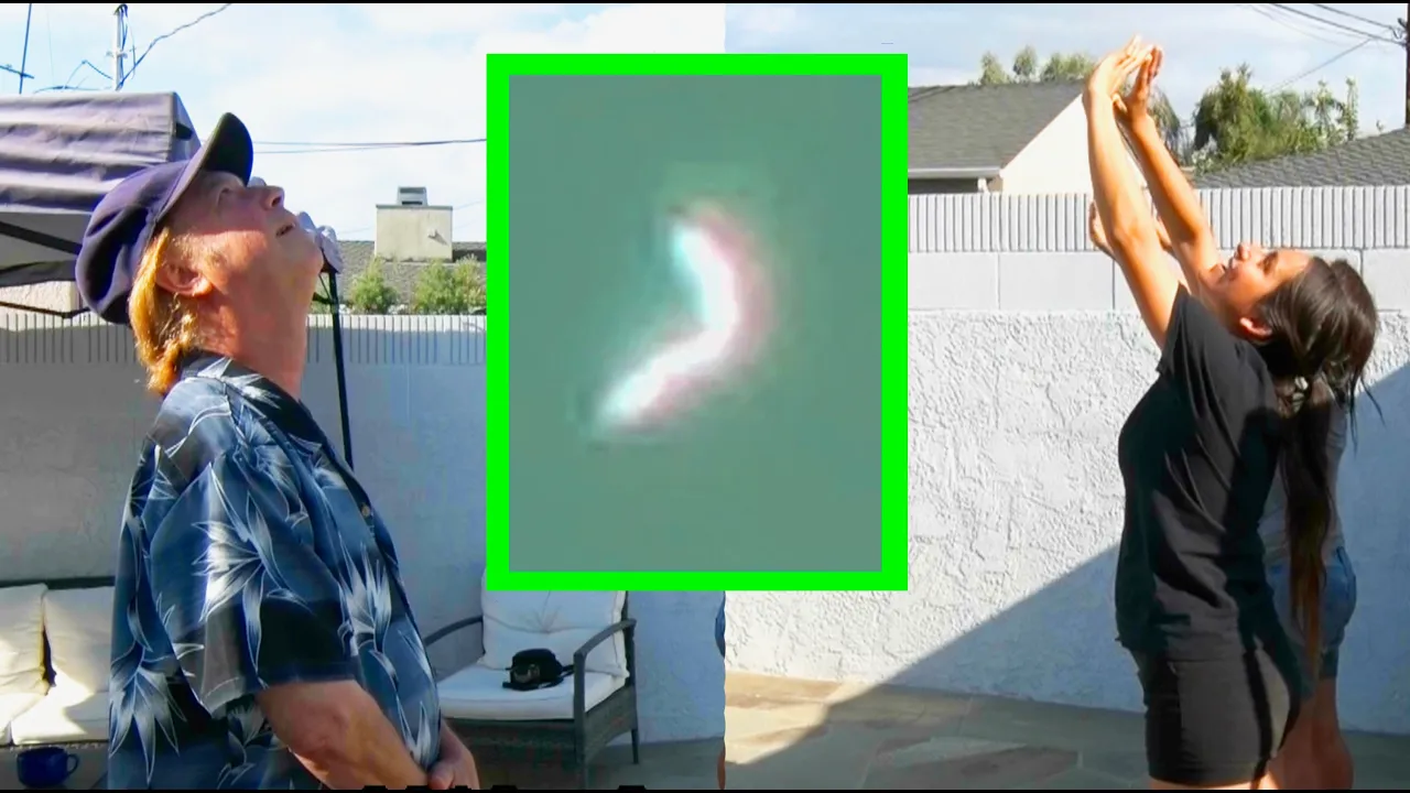 Rare Tubular UFO with Orb – Telepathic Encounter Caught on Camera