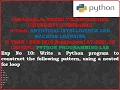 PYTHON PROGRAMMING LAB Exp 10