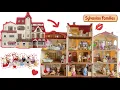 Red Roof House Series - Complete Bundle Set up Tour Sylvanian Families Calico Critters
