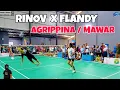 Lagu Rinov Rivaldy X Legenda FLANDY LIMPELE Disambut AGRIPPINA / MAWAR di GOR ELANA. TRICKSHOT❗GOKIL 🔥