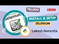 Part 2 Install Setup Selenium Python Telugu
