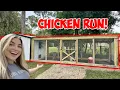 BUILDING A MASSIVE CHICKEN COOP RUN