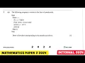 Question 3a Pseudo Code Flow Chart Mathematics Paper 2 2024 Internal
