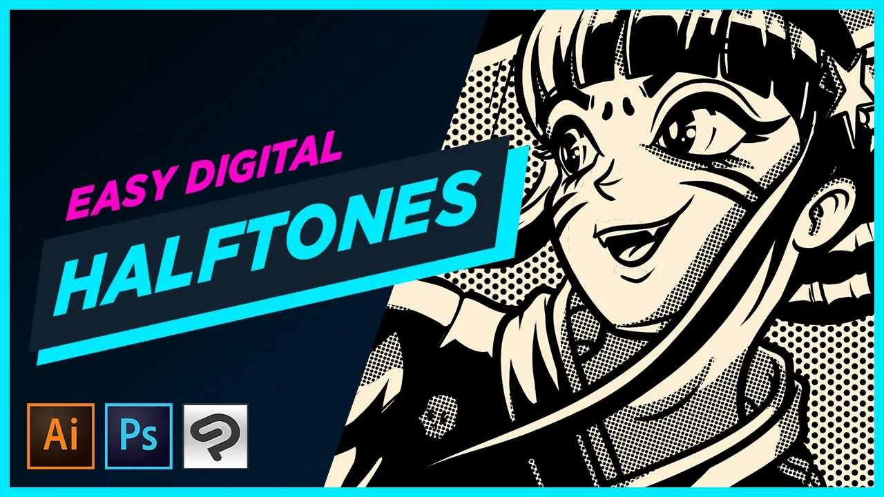 Create Manga style digital halftones.