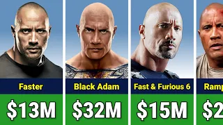  dwayne johnson paycheck for every movie he ever made