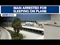 Man found sleeping on JetBlue plane arrested