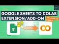 Google Sheets Colab - On Easily Import Data to Colab