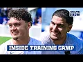 One-on-one with right tackle Jalen Travis defensive end Laiatu Latu The Colts Show
