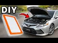DIY 2018-2024 Toyota Camry Engine Air Filter Replacement How To Replace Camry Engine Air Filter