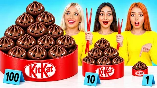 Desafio das 100 Camadas de Comida | Quem Vence a Batalha Culinária Maluca? – por RATATA POWER