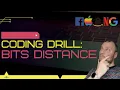 Leetcode challenge Hamming distance Python coding interview questions