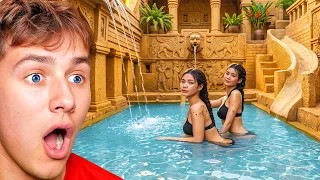 These Girls Built An Underground Mansion!
