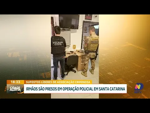 Irmãos suspeitos de liderar quadrilha de furtos são presos em SC