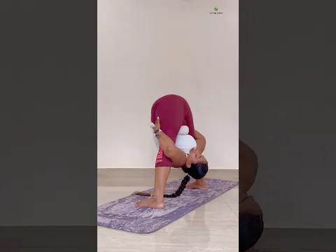 Wide legged forward bending- titibhasana #yoga #urmiyogaacademy #shorts #yogaurmi #ytshorts #short
