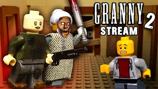 Прохождение Granny 2 - Брик фентези убегает от Гренни и Иваныча #granny #lego