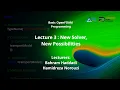 Download Lagu Lecture 3 - New Solver, New Possibilities