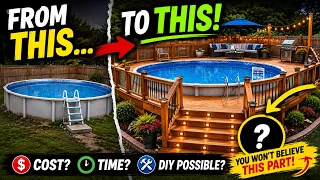 DIY Swimming Pool Deck Project How I Built a Backyard Oasis From the Ground Up