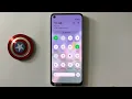 Veeg omlaag op het vergrendelscherm om de meldingenlade op OPPO Reno8 5G Android 12 te zien