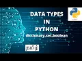 2 Python Data types Dictionary Boolean set Data aruvial