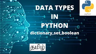 2 Python Data types Dictionary Boolean set Data aruvial
