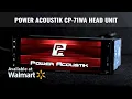 CP-71WA Single DIN Stereo Wireless CarPlay Android Auto Touchscreen Power Acoustik Walmart