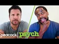 James Roday Rodriguez and Dule Hill Play The BFF Challenge Psych