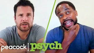 James Roday Rodriguez and Dule Hill Play The BFF Challenge Psych