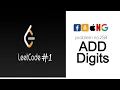 Add Digits Leetcode 258 Java