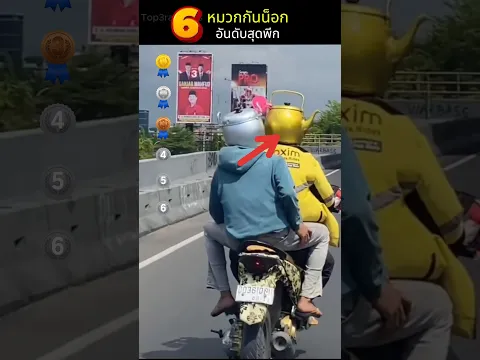 หมวกกันน็อกสุดแปลก ที่ไม่คิดว่าจะเจอ! 😱🛵
