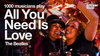 All You Need Is Love - The Beatles, played by 1,000 musicians | Rockin'1000