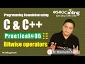- Practical of Bitwise operators swap two numbers find even or odd Tutorial
