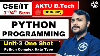 Python Programming B tech 2nd Year Unit-3 Complex Data Type