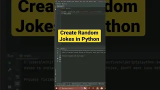 Create Random Jokes in Python