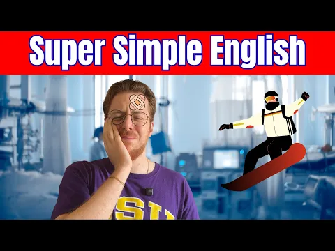 Learn English by Listening: I Broke My Face!! - Beginner Comprehensible Input