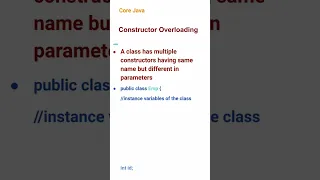 Constructor Overloading 46