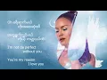 Stand By Me - Ni Ni Khin Zaw | U Album (Lyric Video)