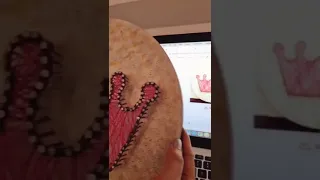 Crown Shaped String Art Wall Piece