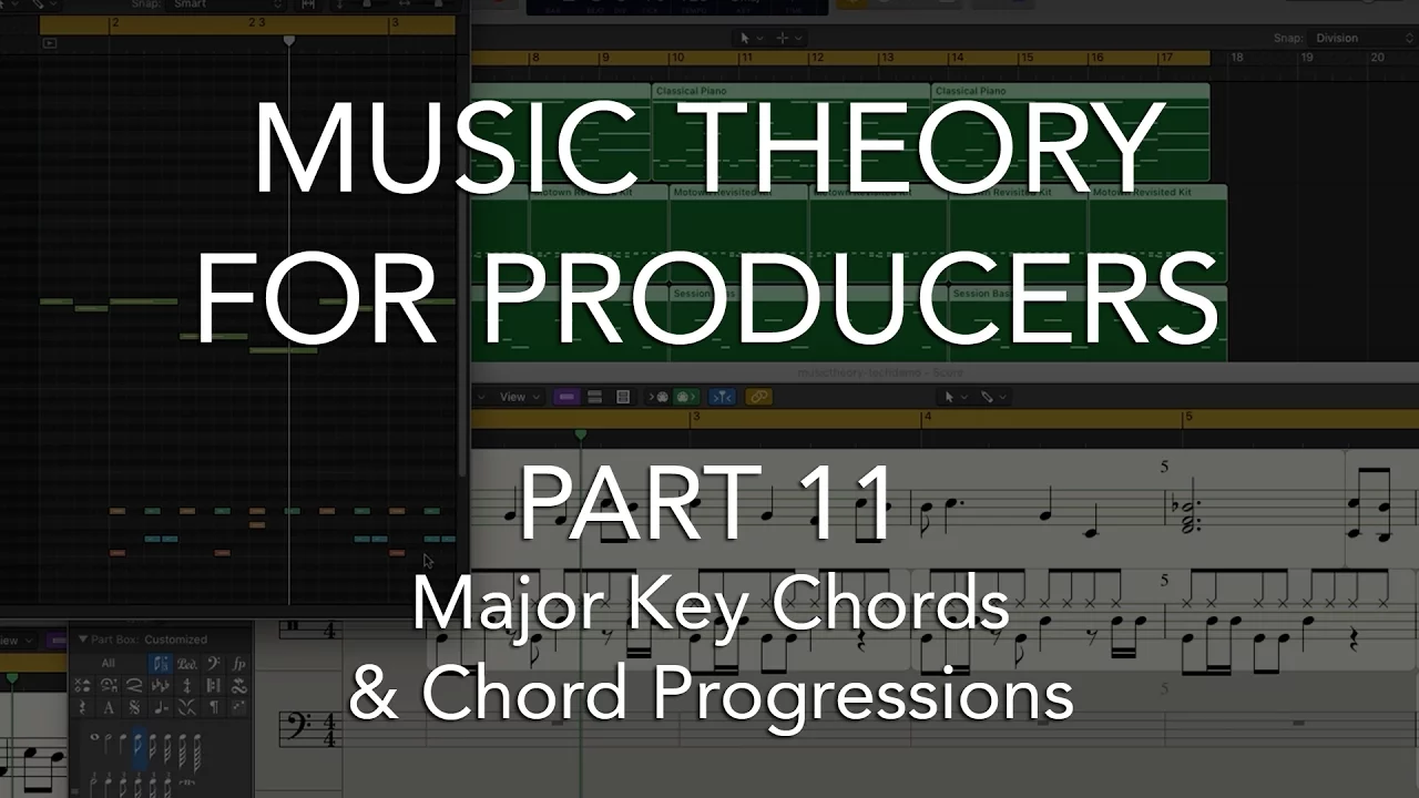 Music Theory for Producers #11 - Major Key Chords & Chord Progressions