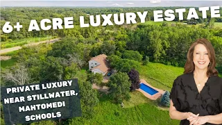 INSIDE a 895K Private Luxury Estate on 6 Acres Grant MN Real Estate Tour 8920 80th Street N